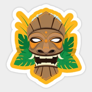 The Tiki Mask Sticker